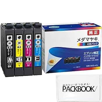 Amazon.co.jp: 純正 インクカートリッジ メダマヤキ MED-4CL